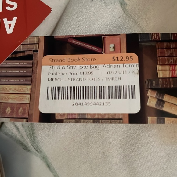 Strand Book Store Artist Series Tote bag - Picture 3 of 3